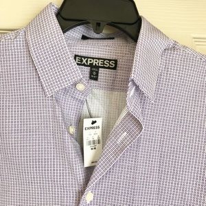 Express Men’s Dress Shirt Purple